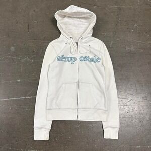 Aeropostale Hoodie Women's Size M Y2K Hollister Abercrombie & Fitch Zip Up